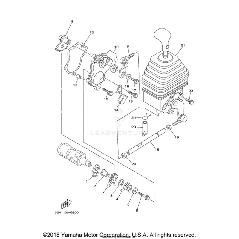 Shifter Assembly by Yamaha