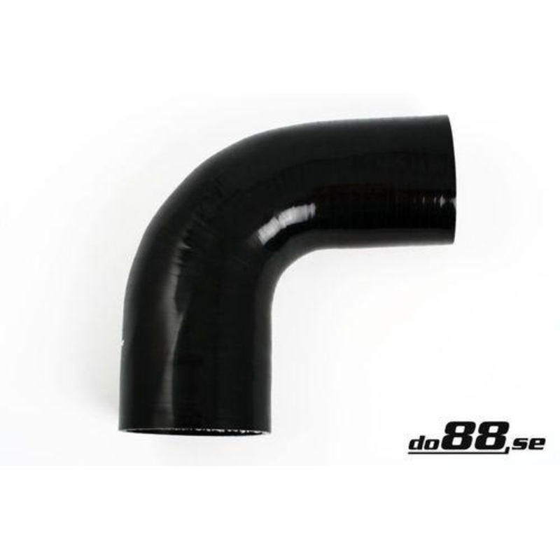 Silicone Hose Black 90 degree 3,125 – 3,25” (80-83mm)