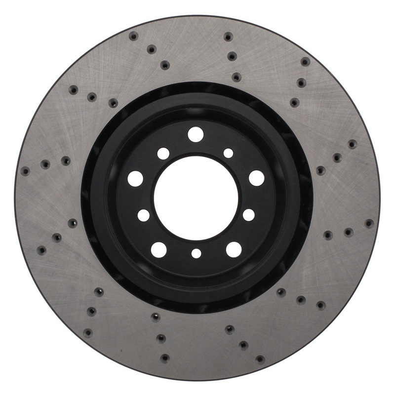 StopTech 01-06 BMW E46 M3 Drilled Right Front CRYO Rotor