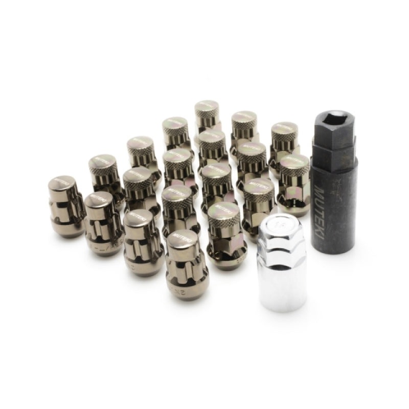 Wheel Mate Muteki SR35 Close End Lug Nuts w/ Lock Set – Chrome 12×1.50 35mm