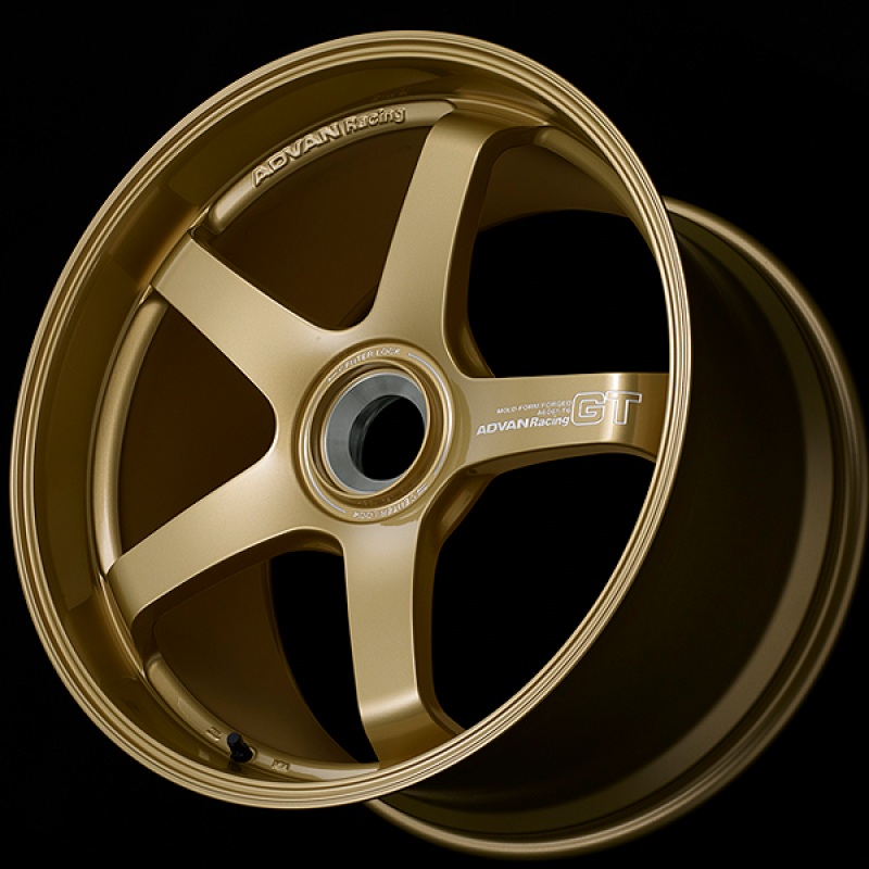 Advan GT Premium Version | Center Lock 21×12.5 +44 Racing Gold Metallic Wheel