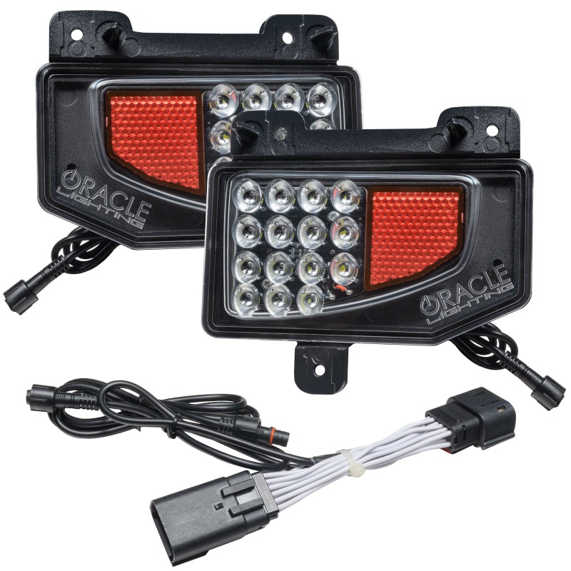 Oracle Jeep Gladiator JT Rear Bumper LED Reverse Lights w/ Plug & Play Harness – 6000K
