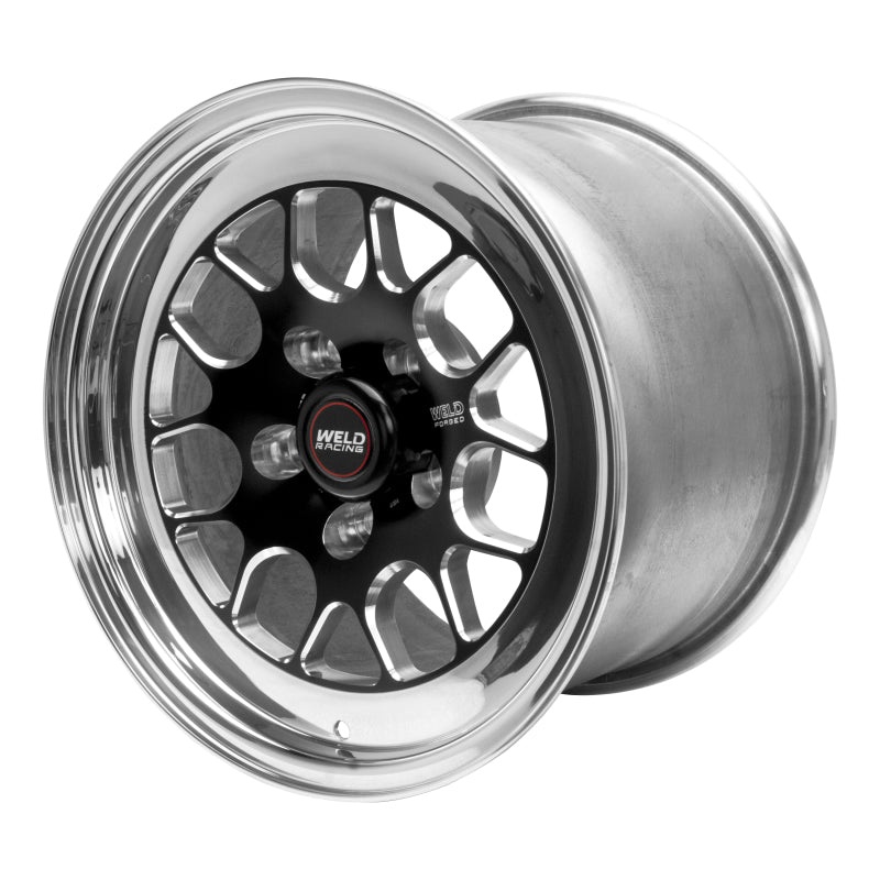 Weld S77 15×10.33 / 5×4.75 BP / 3.5in. BS Black Wheel (Medium Pad) – Non-Beadlock