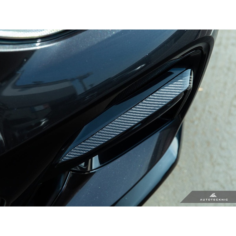 AutoTecknic Carbon Fiber Front Bumper Trim Set – G01 X3 | G02 X4 M40I Pre-LCI
