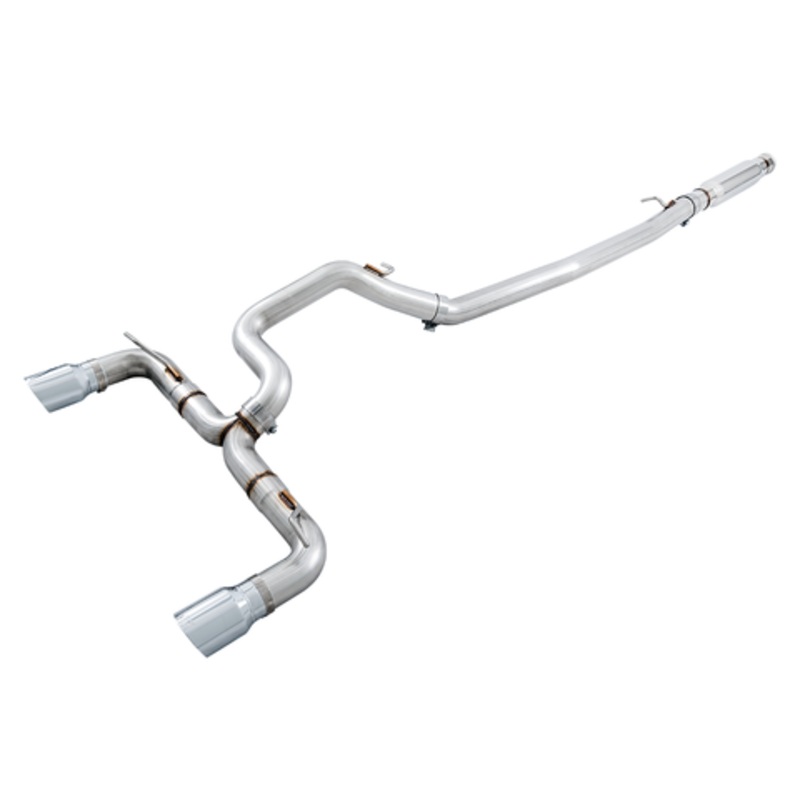 AWE Track Edition Cat Back Exhaust Diamond Black Tips – 2016-2018 Focus RS