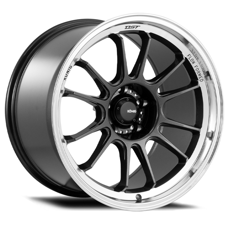 Konig Hypergram 16×7.5 5×114.3 ET38 Metallic Carbon w/ Machined Lip