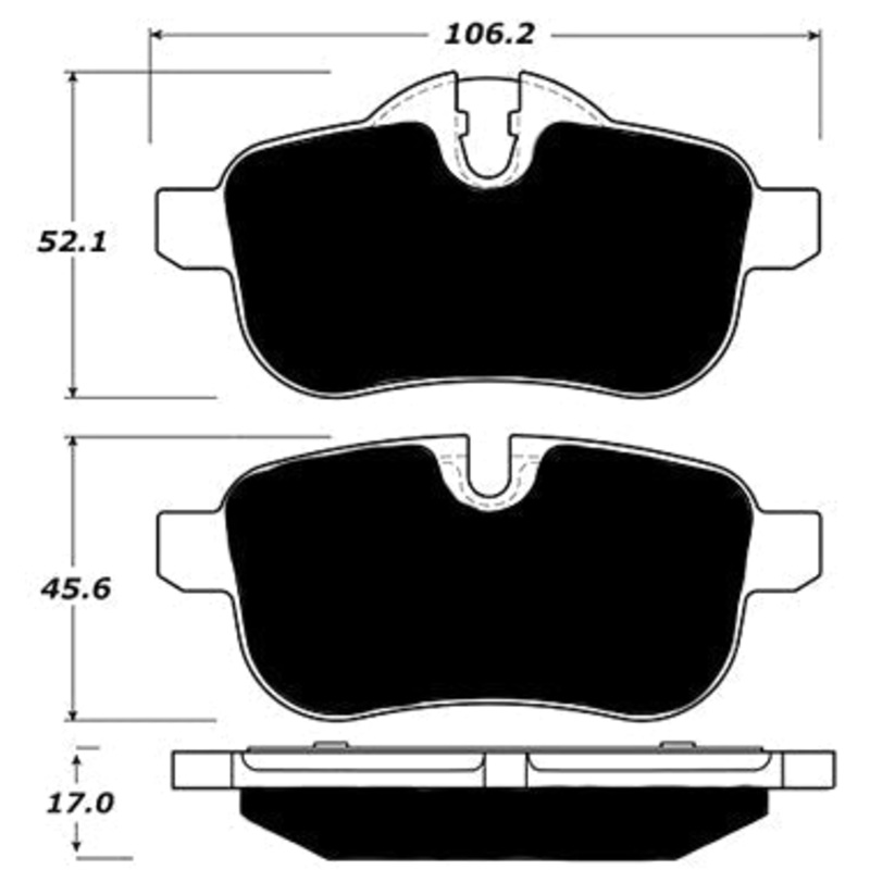 Porterfield Brake Pads for 2009 BMW Z4 30i