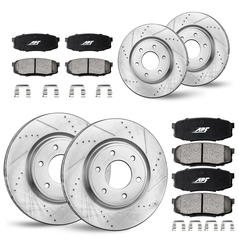 APF Full Brake Kit Rotors and Pads for Chevrolet Trailblazer EXT 2002-05