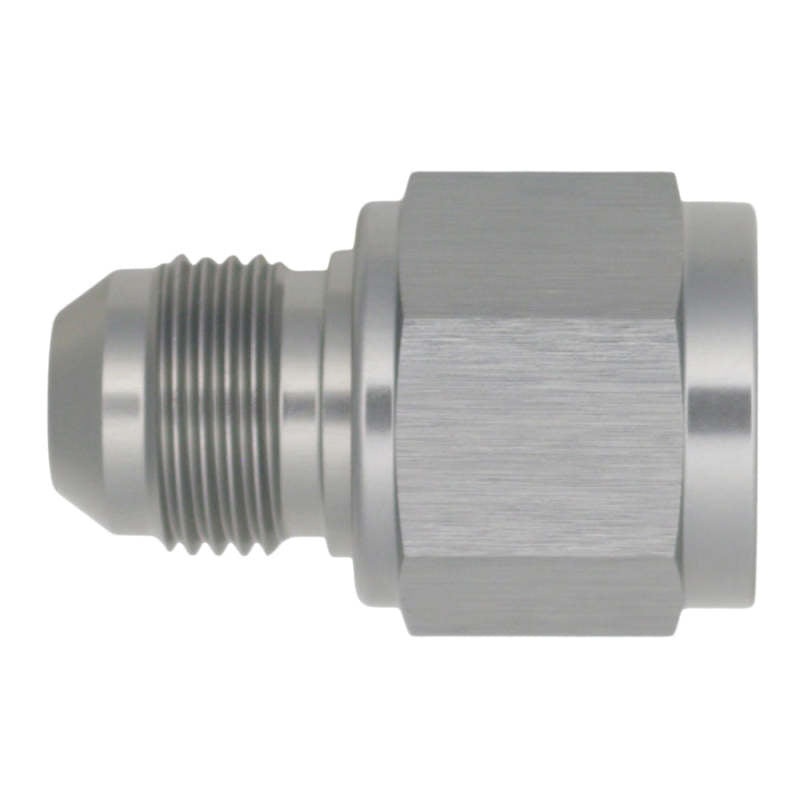 DeatschWerks 10AN Female Flare to 8AN Male Flare Reducer – Anodized DW Titanium