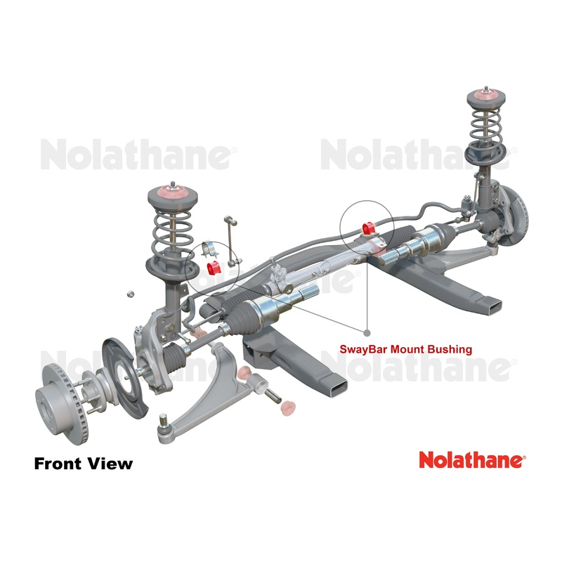 Nolathane Front Sway Bar – Mount Bushing Kit (28mm) | 2004 Pontiac GTO (REV004.0354)
