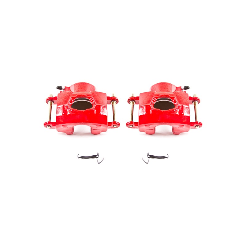 Power Stop 94-96 Chevrolet Impala Front Red Calipers w/o Brackets – Pair