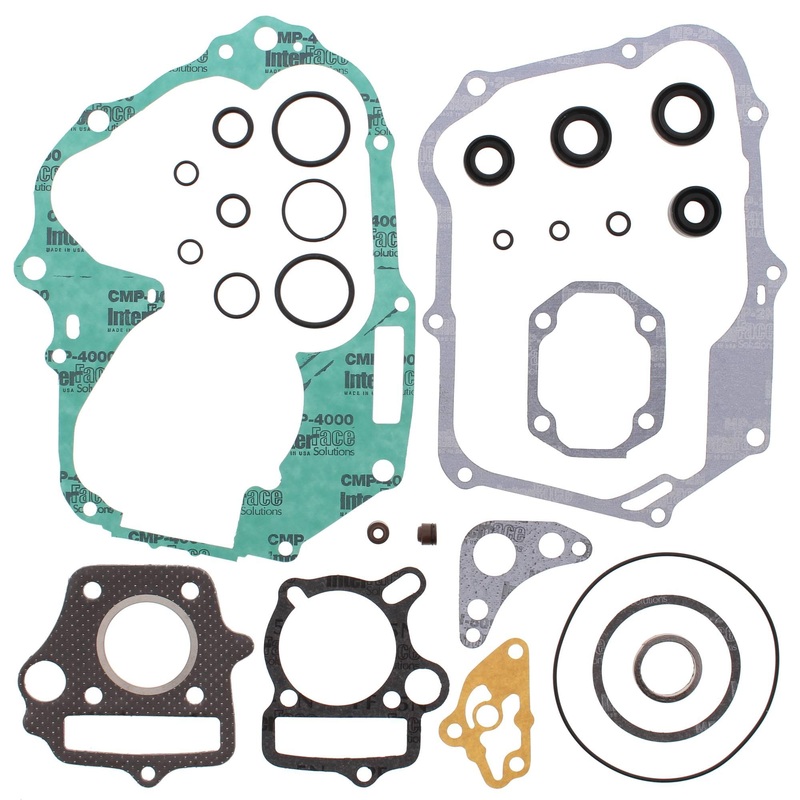 Vertex 811209 Gaskets 04-22 Honda CRF50F Complete Gasket Kit w/ Oil Seals
