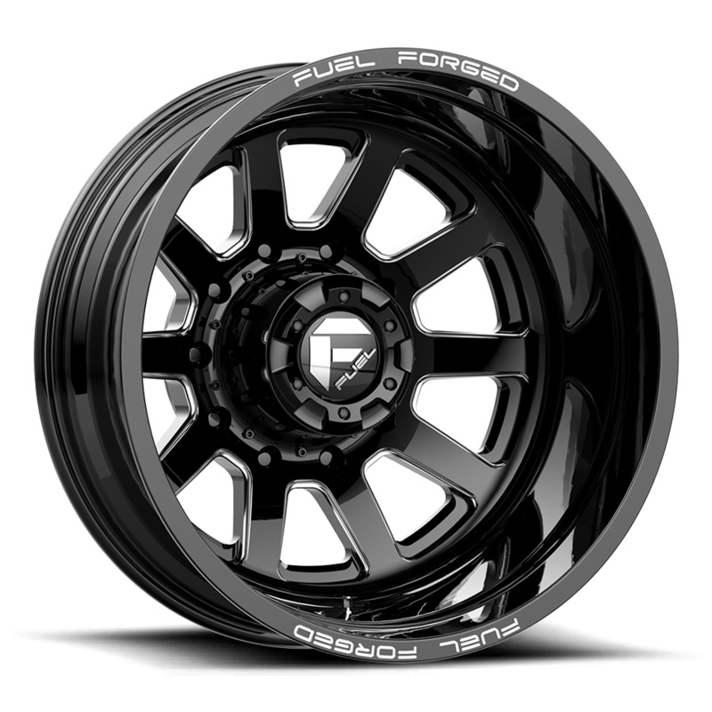 Fuel Wheels DE09 FF09D 24″ 10×170 Matte Black Milled