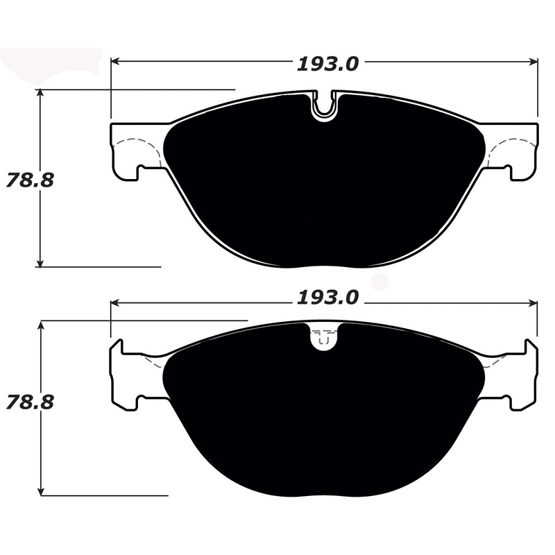 Porterfield Brake Pads for 2012 JAGUAR XJ/XJL  Supercharged