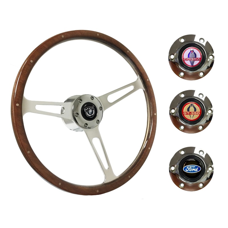 1979-82 Ford Mustang Steering Wheel Kit | Deluxe Walnut Wood | ST3553