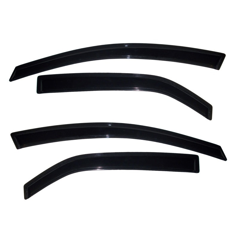 AVS 10-12 Kia Forte Ventvisor Outside Mount Window Deflectors 4pc – Smoke