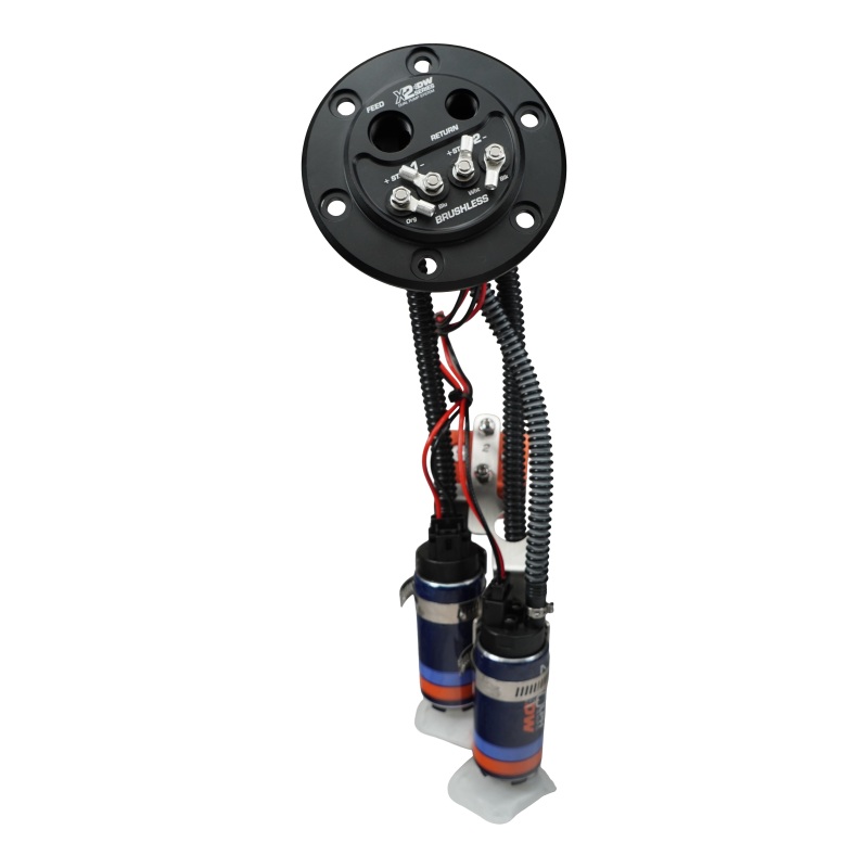 Deatschwerks X2 Pump Hanger w/ Dual DW420 for 92-00 Honda Civic