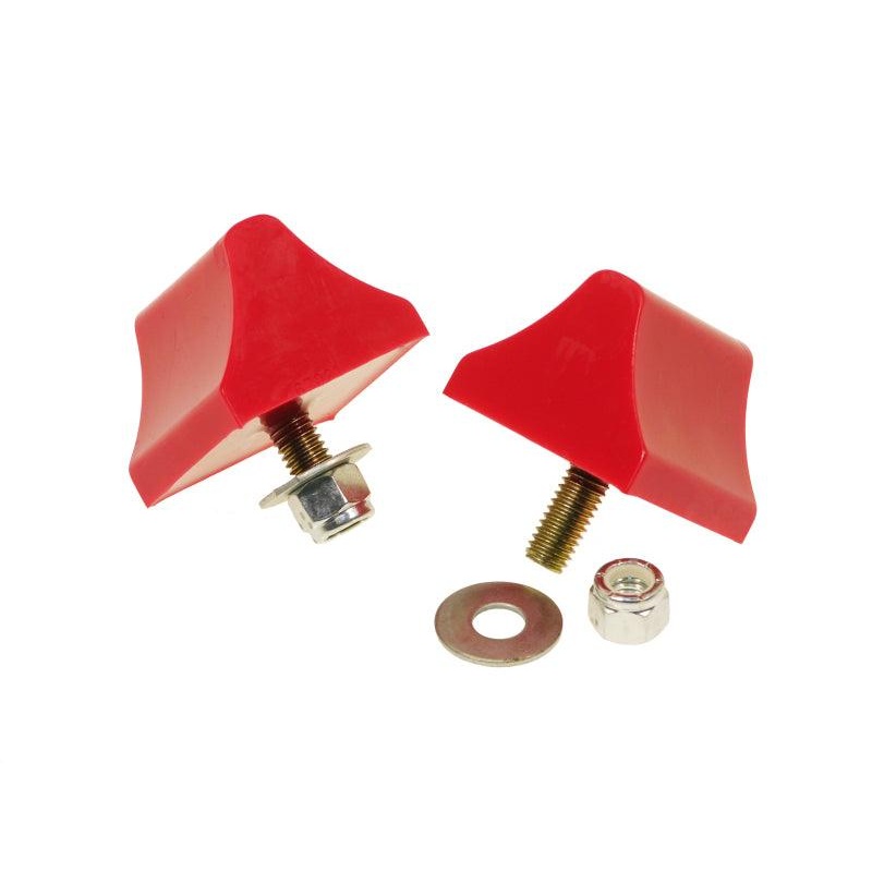 Prothane Universal Bump Stop 1-3/8 X 2 X 2-1/4 Wedge – Red