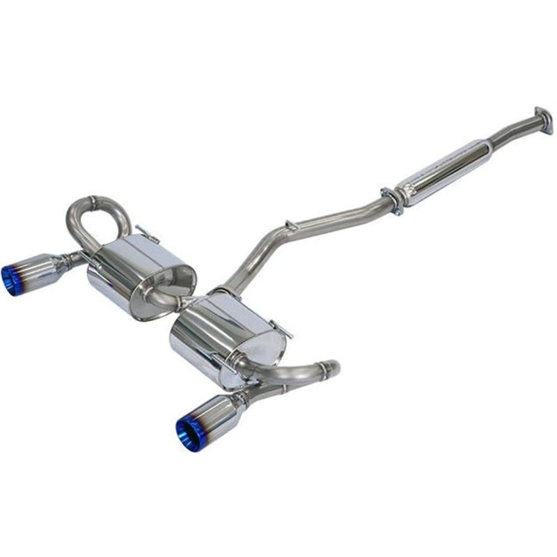 HKS 22-23 BRZ/GR86 Legamax Sports Catback Exhaust w/ Burnt Tips | 32018-AF019