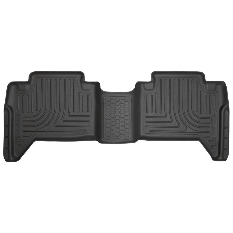 Husky Liners 2016 Toyota Tacoma Crew Cab WeatherBeater 2nd Row Black Floor Liners
