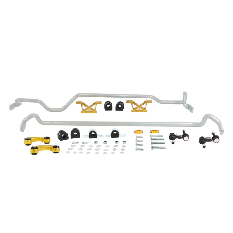 Whiteline Front and Rear Sway Bar Kit w/ Endlinks – 2004-2007 WRX Sedan