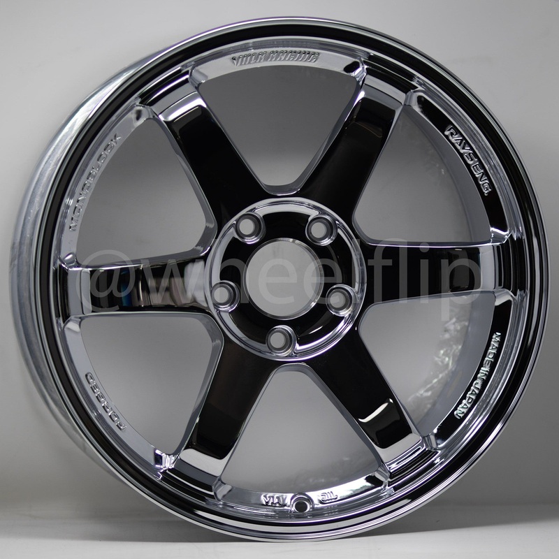 Volk Racing TE37SL 18×9.5 +38 5×120 Chrome Plating (SET)