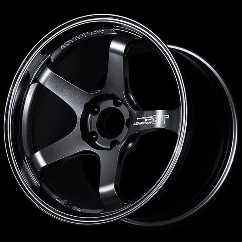 Advan GT Beyond Wheel – 17×8.5 +45 | 5×114.3 | Racing Titanium Black