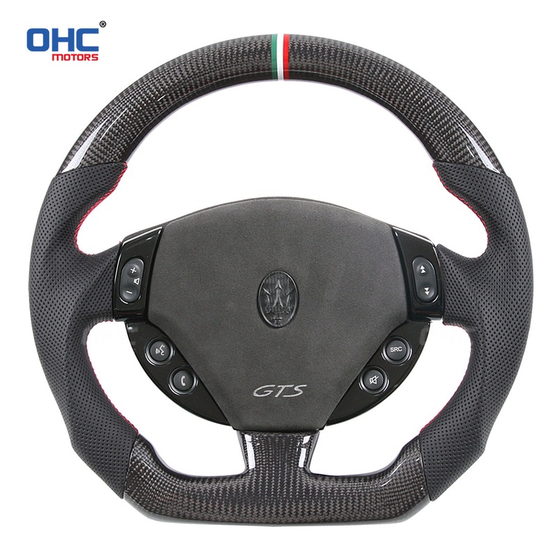 OHC Motors Carbon Fiber Steering Wheel for Maserati GT GranTurismo GranCabrio Quattroporte