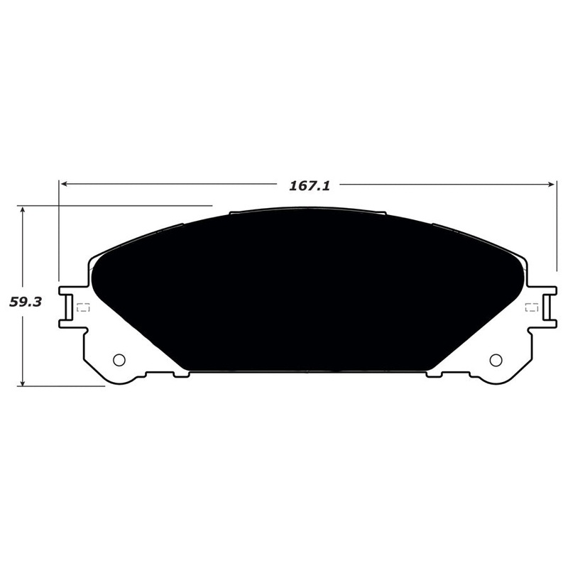 Porterfield Brake Pads for 2015 TOYOTA SIENNA
