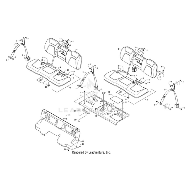 Stud, Latch – Seat By Arctic Cat