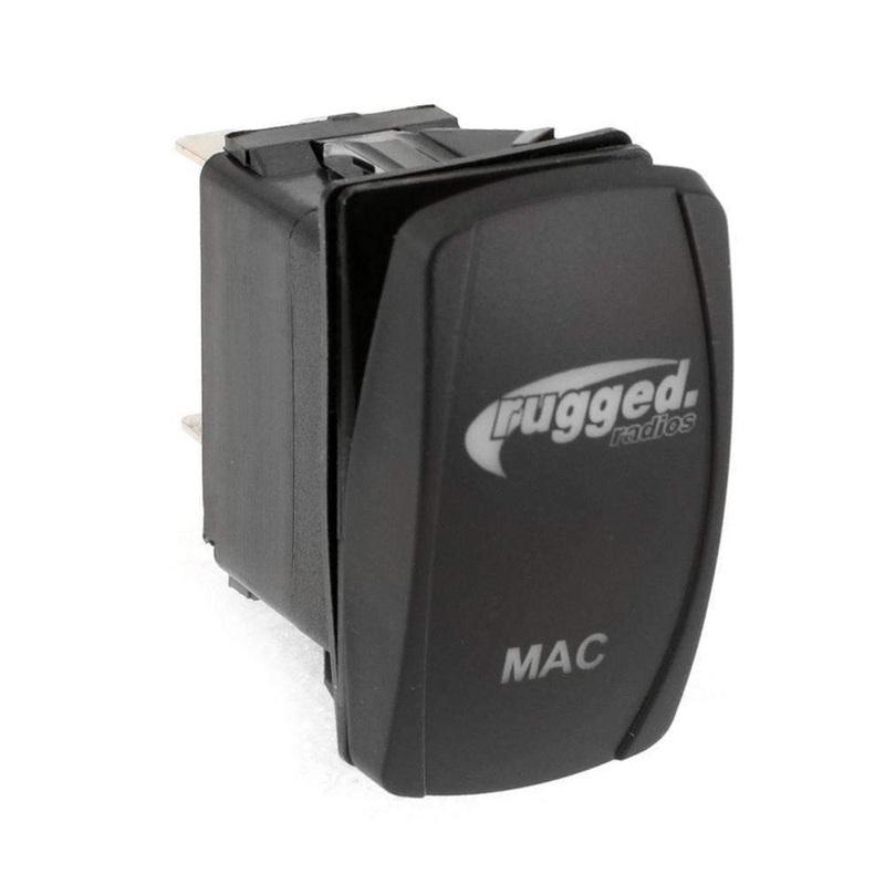 Waterproof Rocker Switch For Mac Helmet Air Pumpers by Rugged Radios