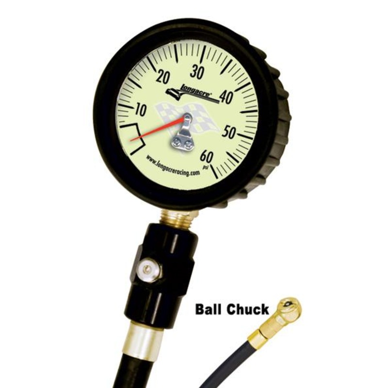 52003 Longacre 0-60lb Tire Gauge with Bleeder