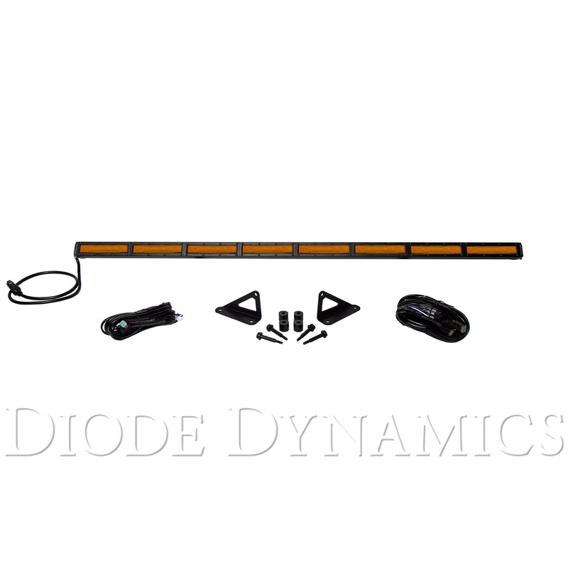Jeep 2018 SS50 Hood LED Kit Amber Flood Diode Dynamics