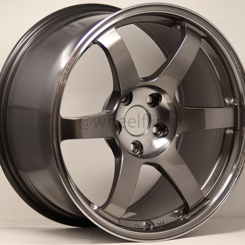 Volk Racing TE37 Saga SL 18×9.5 +35 5×114.3 Pressed Graphite (SET)