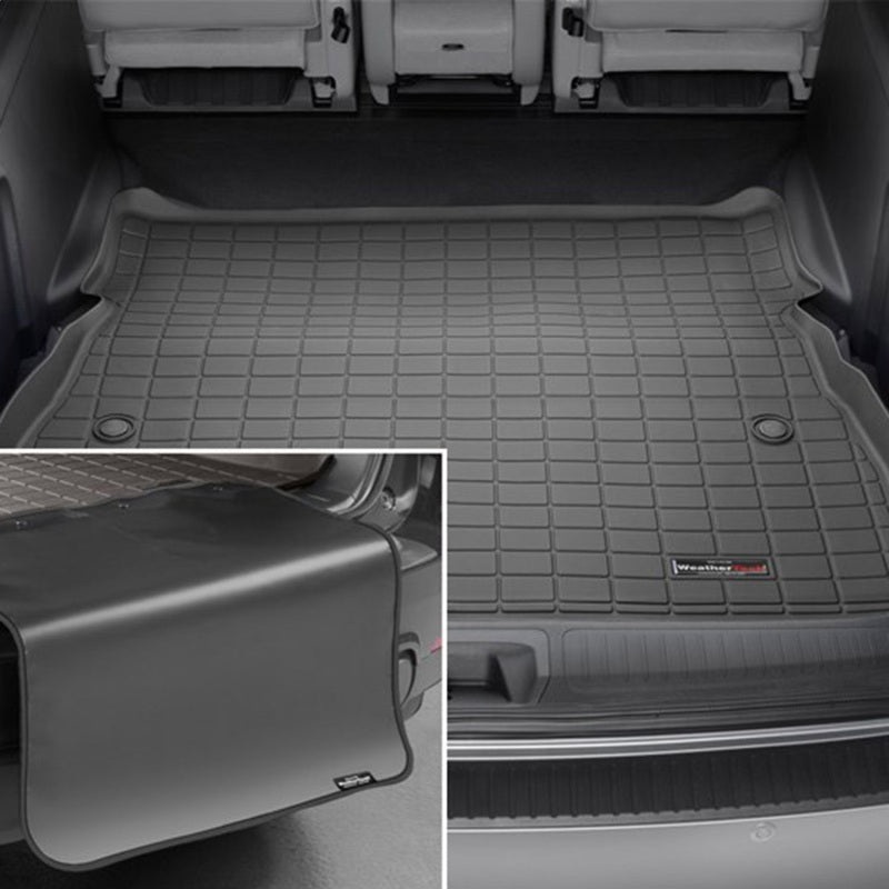 WeatherTech 11-22 Jeep Grand Cherokee Seatback Cargo Liner HP w/Bumper Protector – Black