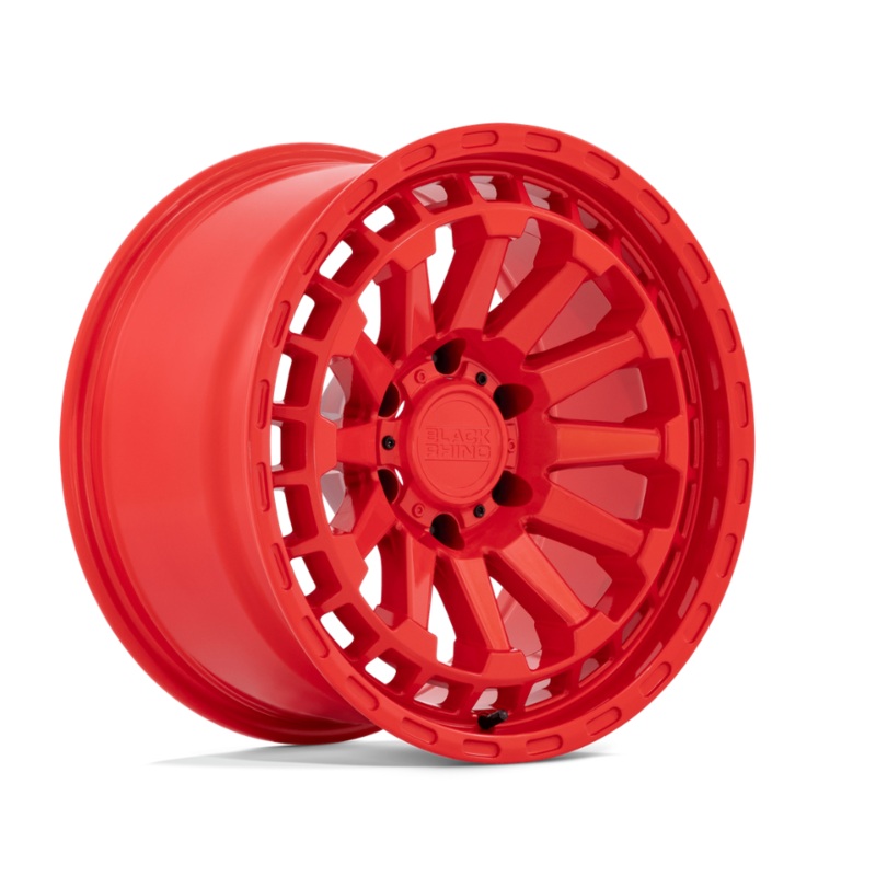18×9.5 Black Rhino Raid Gloss Red