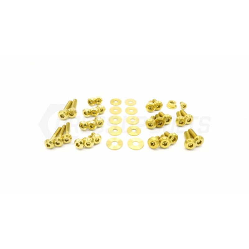 Dress Up Bolts 15-21 STI Stage 2 Titanium Hardware Engine Kit – Gold | SUB-017-Ti-GLD