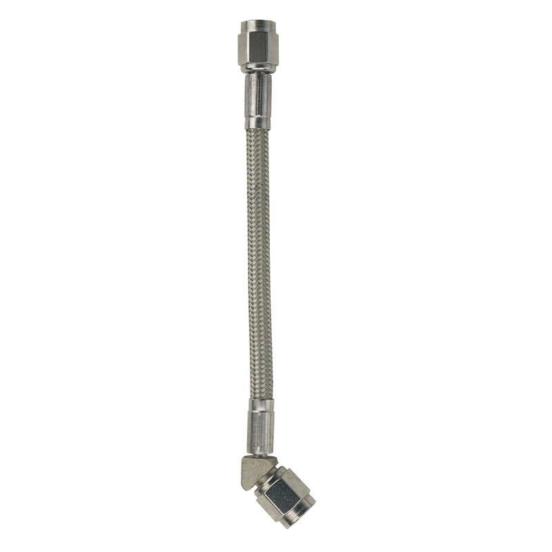 Fragola -3AN Hose Assembly Straight x 45 Degree 20in