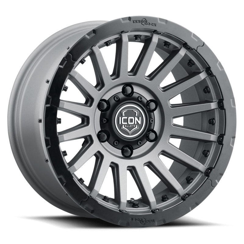 ICON Recon Pro 17×8.5 6×5.5 0mm Offset 4.75in BS 106.1mm Bore Charcoal Wheel