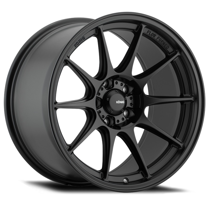 Konig Dekagram 19×8.5 5×114.3 ET30 Semi-Matte Black