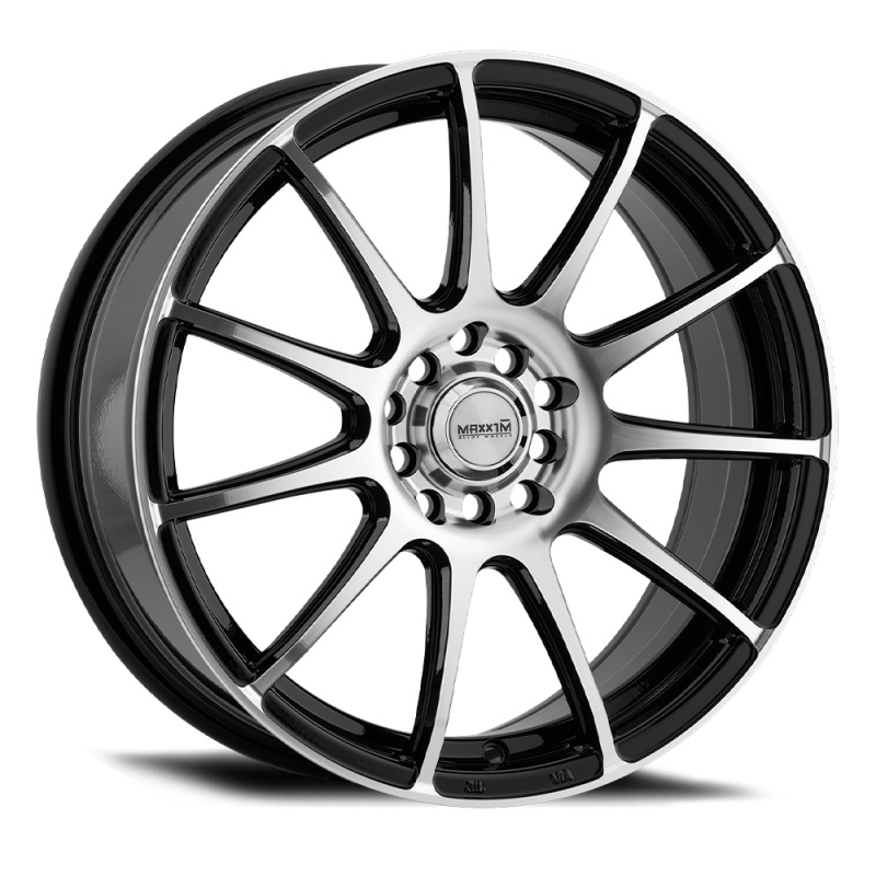 Maxxim Champ 16×7 8×100/114.3 ET40 Machined Face / Gloss Black