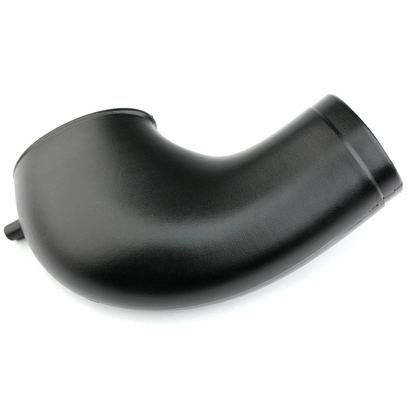 Steeda High Flow Inlet Tube – Black/Black Hose | 2005-2009 Ford Mustang GT / Bullitt (555-3130-B)