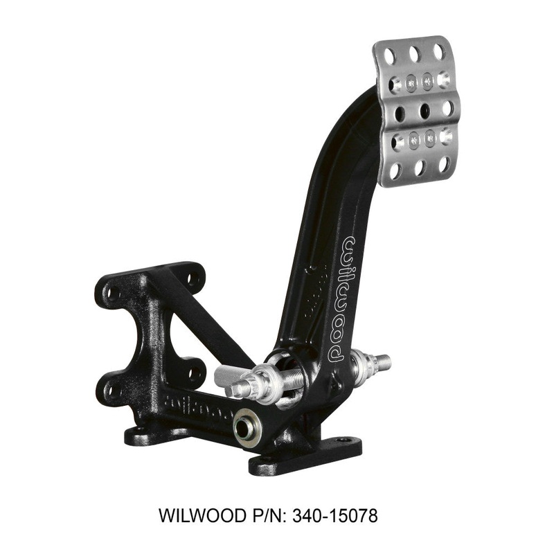 Wilwood Adjustable-Trubar Brake Pedal – Dual MC – Floor Mount – 6:1