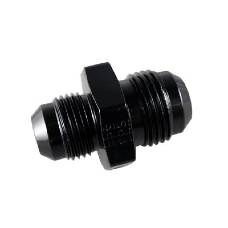 Fragola -10AN x 7/8-20 Male Adapter-Dual Feed – Black