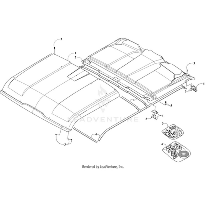 Hard Top Front-Pro Crew by Arctic Cat
