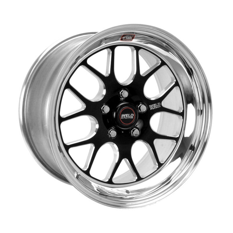Weld S77 17×8 / 5×4.5 BP / 5.9in. BS Black Wheel (Low Pad) – Non-Beadlock