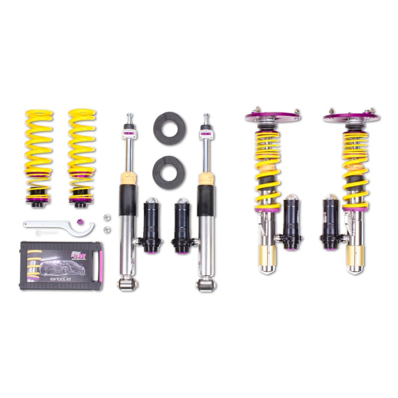 KW Suspension V3 Clubsport Coilovers w/o EDC – 14-20 BMW 3-Series / 4-Series