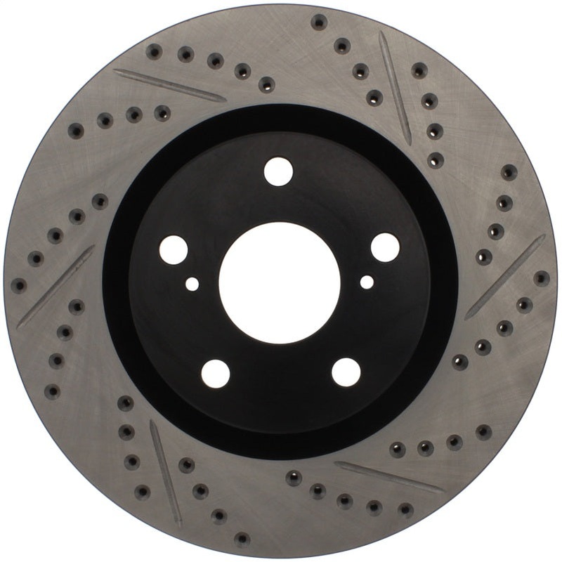 StopTech 07-09 Lexus ES 250/ES 300/ ES330/ES350 SportStop Slotted & Drilled Left Front Rotor