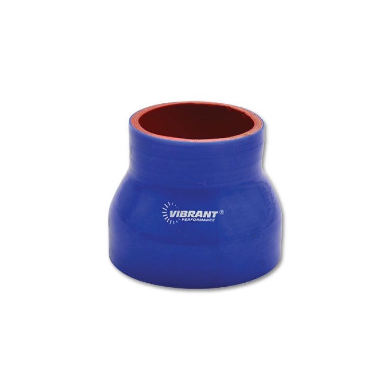 Vibrant Silicone Reducer Coupler 4.50in ID x 4.00in ID x 4.50in Long – Blue