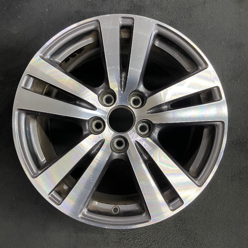 18″ PILOT 16-18 18×8 alloy 5 double spoke factory installed machined face Original OEM Wheel Rim